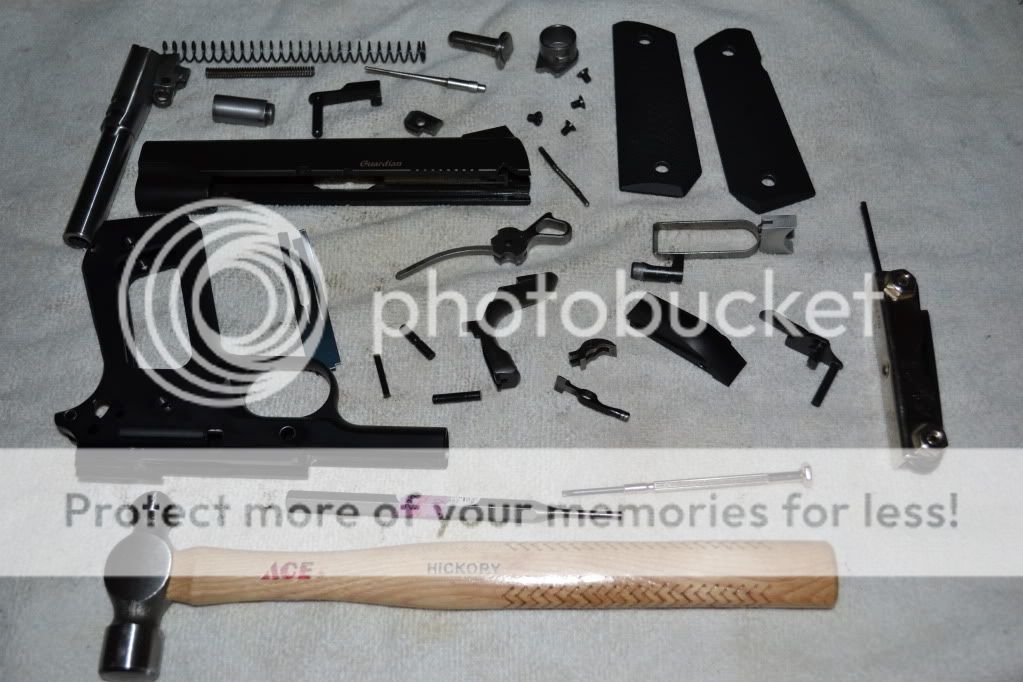 Field and detail stripping/reassembly take two. 1911 Firearm Addicts