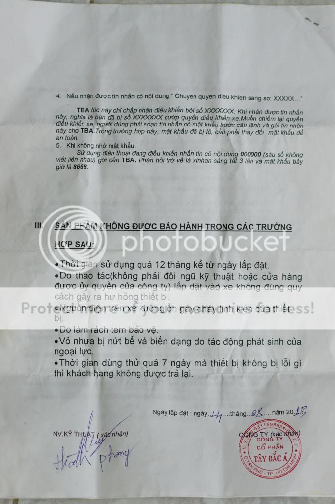 Chống trộm xe máy chất lượng kém, công ty Tây Bắc Á làm ăn lừa đảo khách hàng - 1
